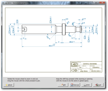 Automatic Drawing Generation screenshot