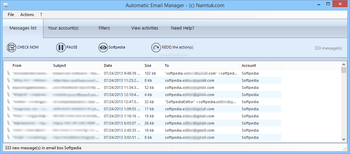 Automatic Email Manager screenshot