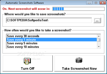 Automatic Screenshots Software screenshot