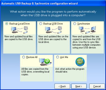 Automatic USB Backup Portable screenshot