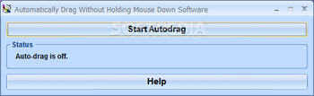 Automatically Drag Without Holding Mouse Down Software screenshot