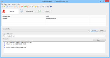 AutomaticMail screenshot
