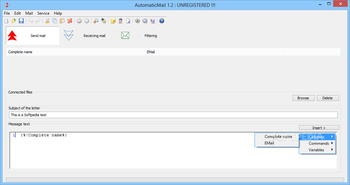 AutomaticMail screenshot 2