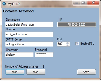 Automatisation S.P MyIP screenshot