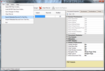 AutoMetadata screenshot 2