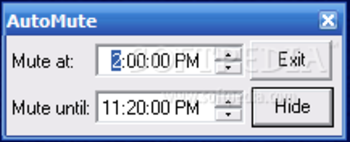 AutoMute screenshot