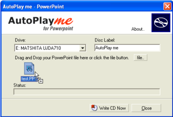 AutoPlay me for PowerPoint screenshot