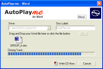 AutoPlay me for Word screenshot 2