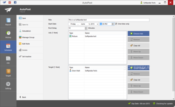 AutoPost screenshot