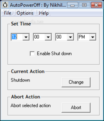AutoPowerOff screenshot