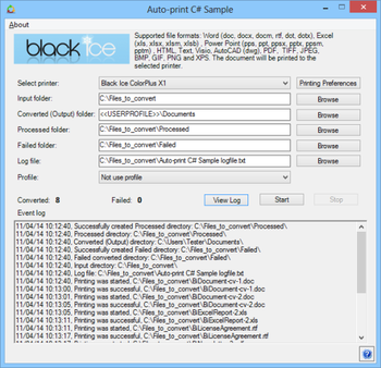 AutoPrint SDK screenshot