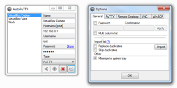 AutoPuTTY screenshot