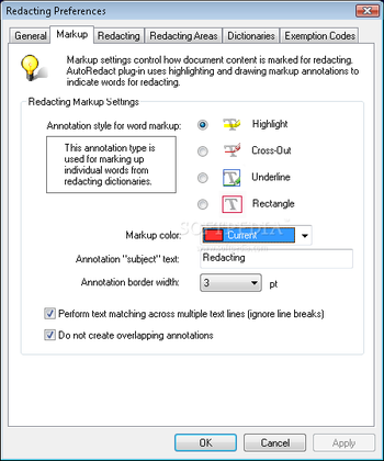 AutoRedact Plug-in for Adobe Acrobat screenshot 3
