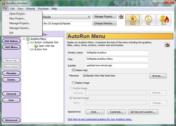 AutoRun Architect screenshot 2