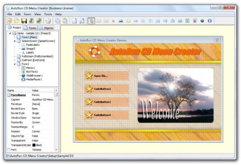AutoRun CD Menu Creator screenshot