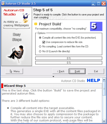 Autorun CD Studio screenshot 2