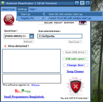 Autorun Deactivator screenshot 2