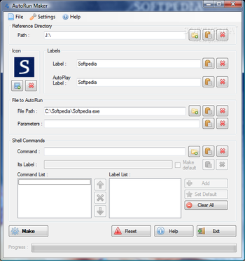 AutoRun Maker Portable screenshot