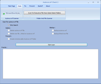 Autorun.inf Check screenshot 2