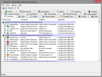 Autoruns Portable screenshot