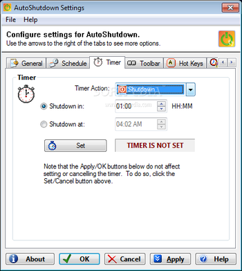 AutoShutdown screenshot 6