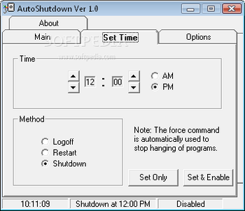 AutoShutdown screenshot 2