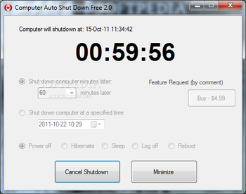 AutoShutDown screenshot