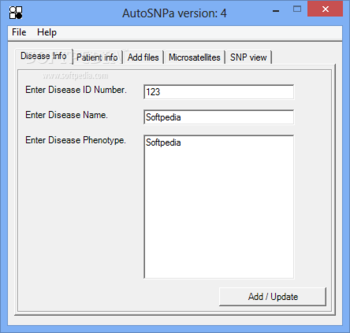 AutoSNPa screenshot