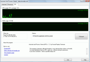 Autostart and Process Viewer screenshot 3