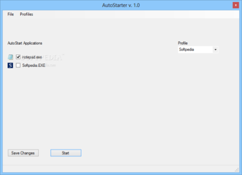 AutoStarter screenshot