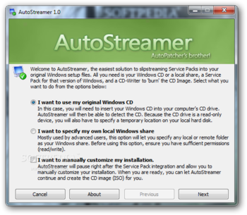 Autostreamer screenshot