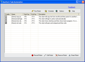 AutoTask screenshot