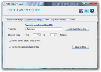 AutoTweeter Pro screenshot