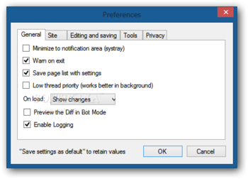 AutoWikiBrowser screenshot 12