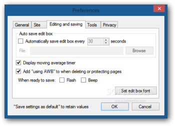 AutoWikiBrowser screenshot 14