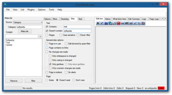 AutoWikiBrowser screenshot 7