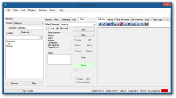AutoWikiBrowser screenshot 8