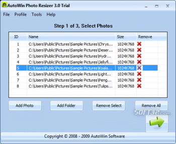 AutoWin Photo Resizer screenshot 2