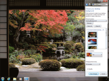 Autumn Color in Japan Theme screenshot