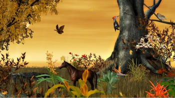 Autumn paradise 3D screenshot