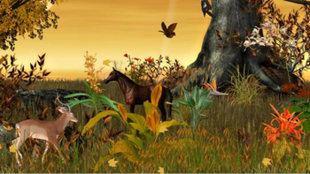 Autumn paradise 3D screenshot 2