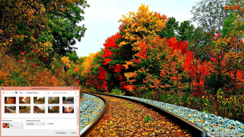 Autumn Tracks Windows 7 Theme screenshot