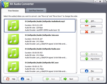 AV Audio Converter screenshot