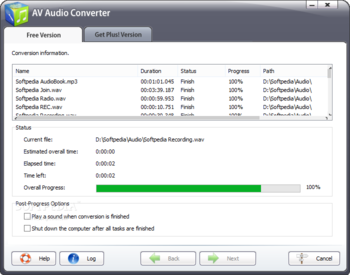 AV Audio Converter screenshot 10