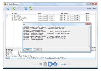 AV Audio Converter screenshot