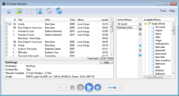 AV Audio Morpher screenshot