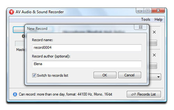 AV Audio & Sound Recorder screenshot