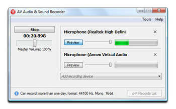 AV Audio & Sound Recorder screenshot 2