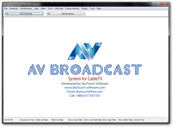 A/V Broadcast System for Cable TV screenshot