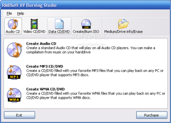 AV Burning Studio screenshot